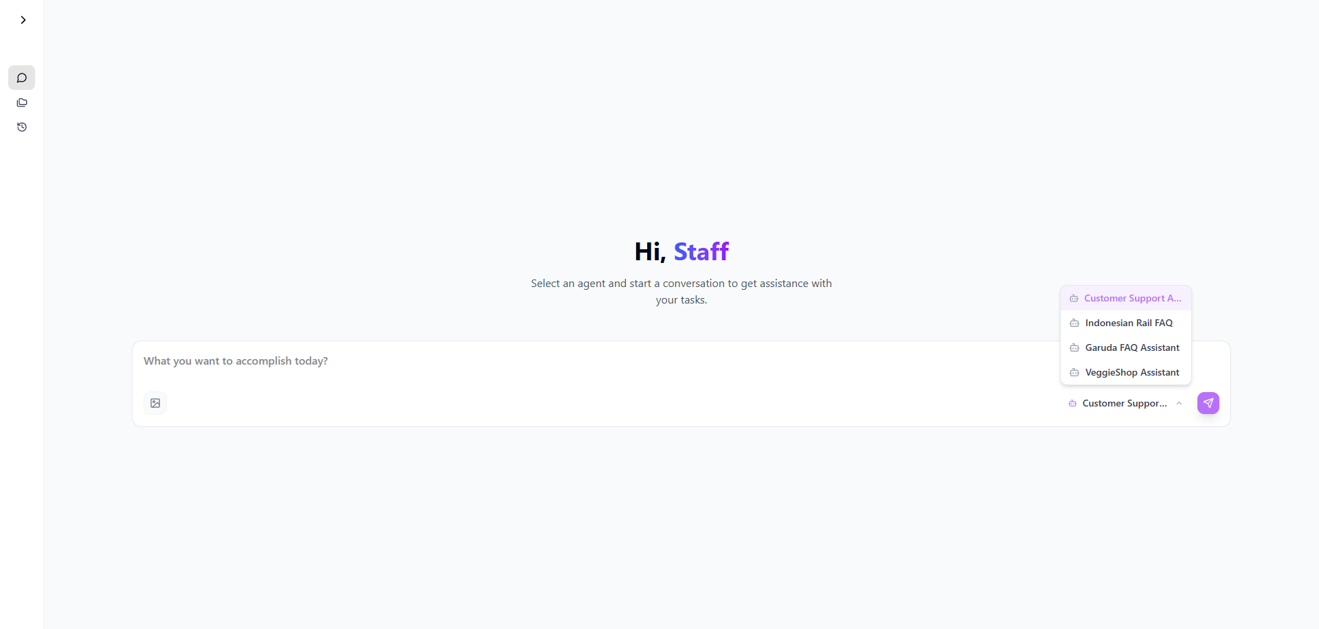 Staff Interface