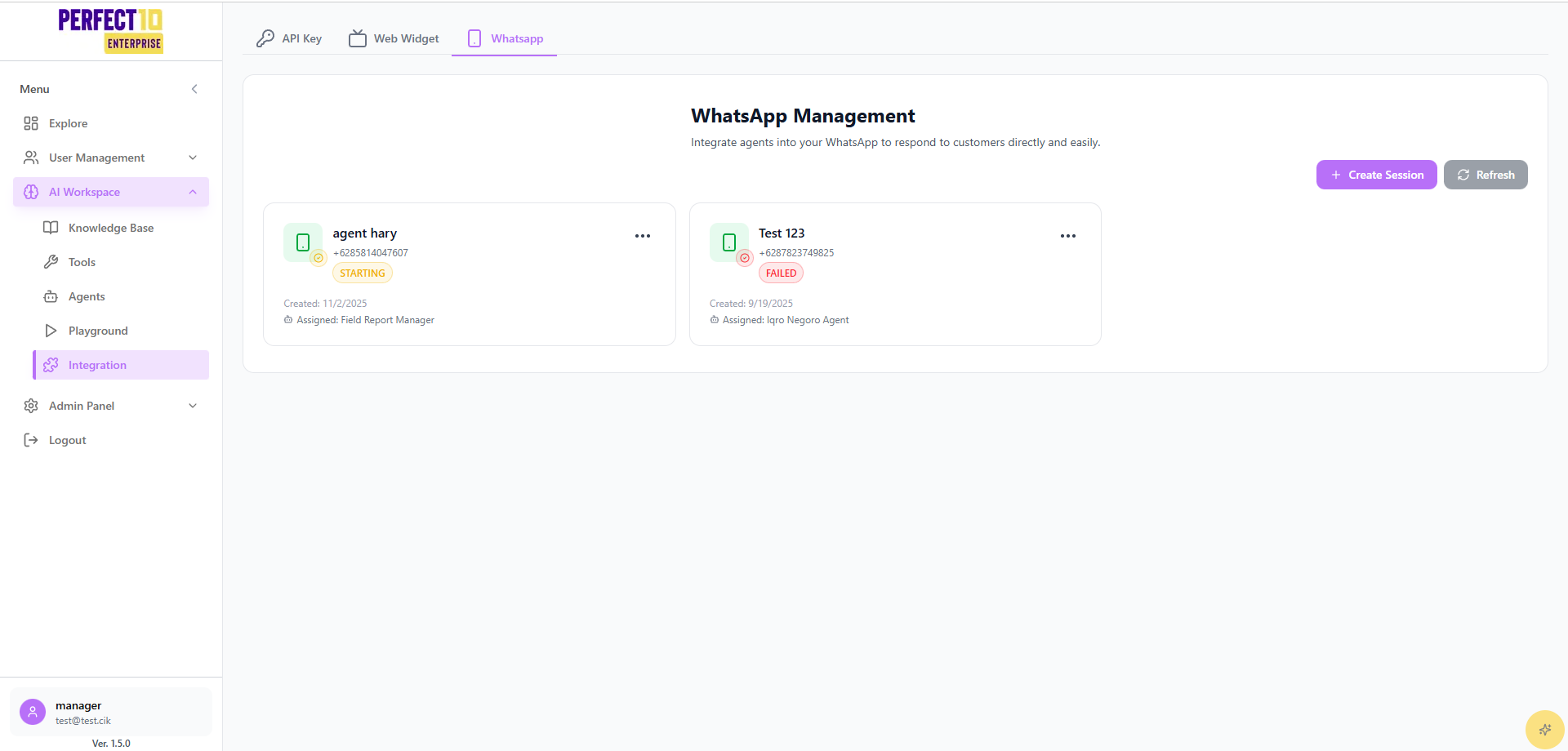 WhatsApp Integration