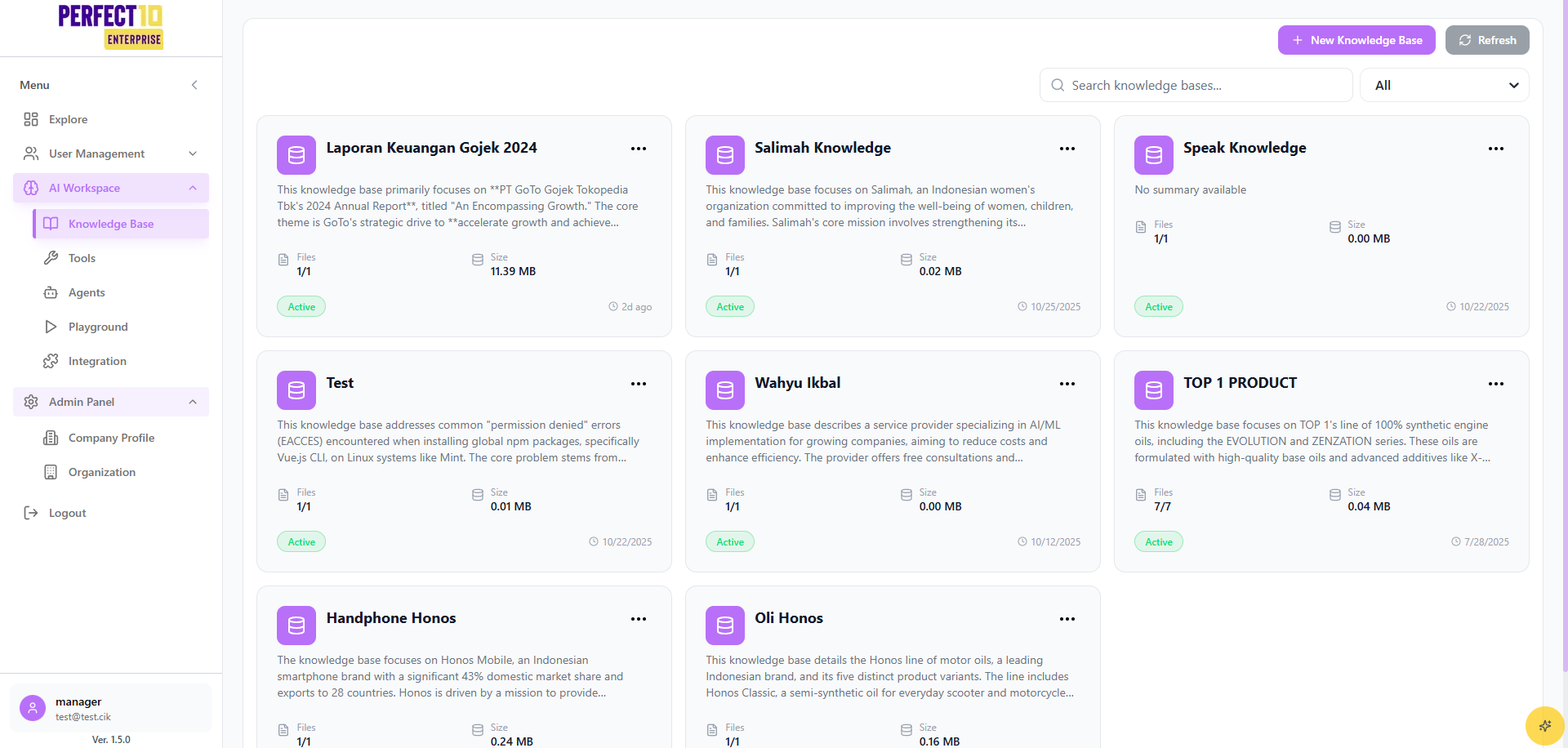 Knowledge Base Management